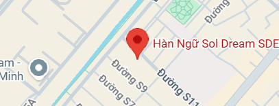 Bản đồ vị trí Hàn Ngữ Sol Dream SDE tại đường S11, phường Tây Thạnh, quận Tân Phú, TP.HCM