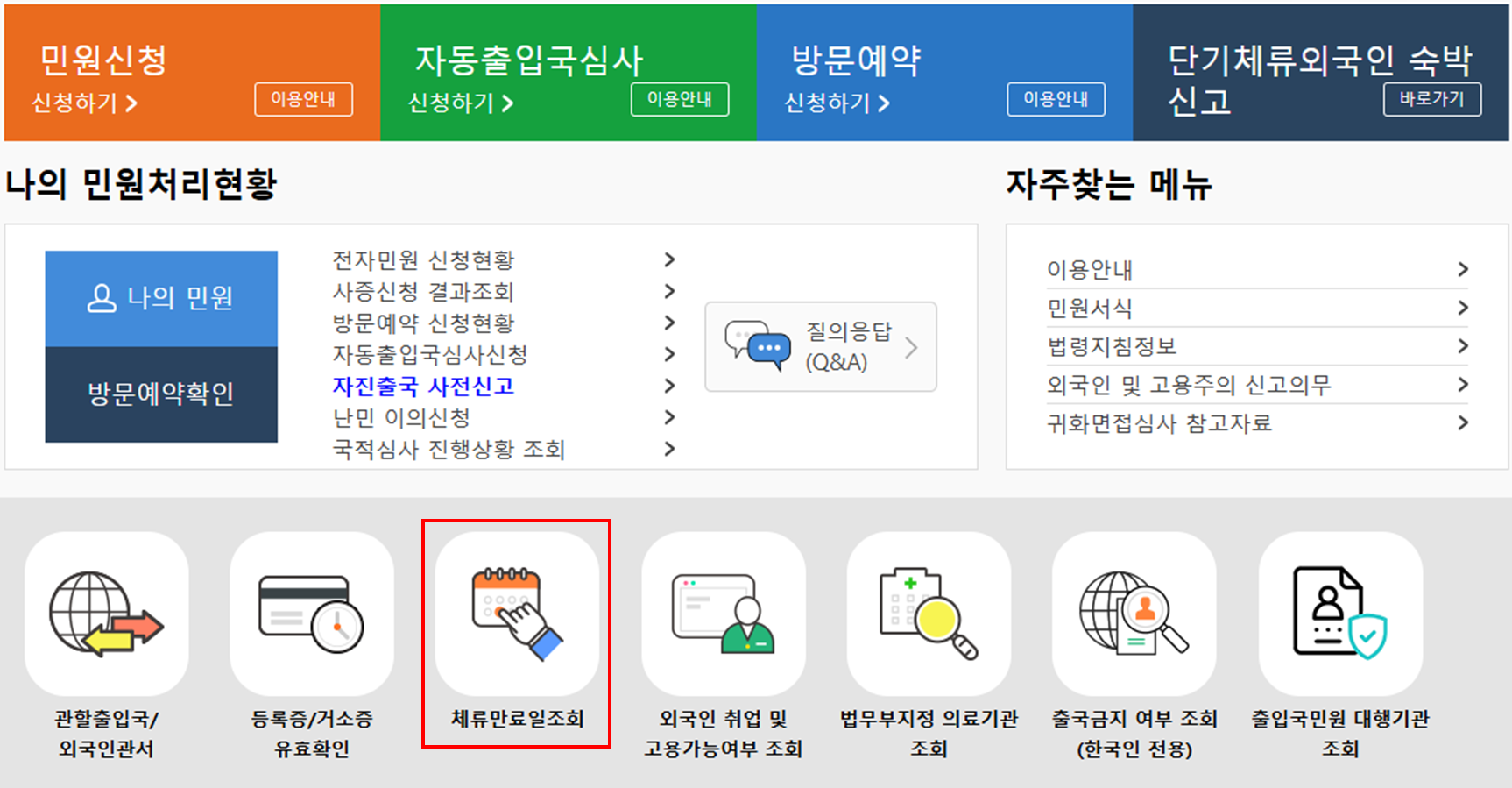 Hướng dẫn tra cứu xuất nhập cảnh và lưu trú trên HiKorea